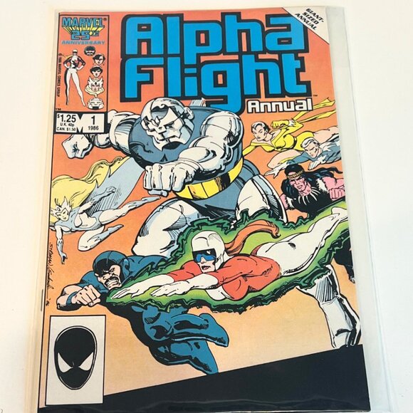 Alpha Flight #1 #2 Giant Annual Edition Plus 71 72 73 Marvel Comics 1986 87 89 - Picture 6 of 6